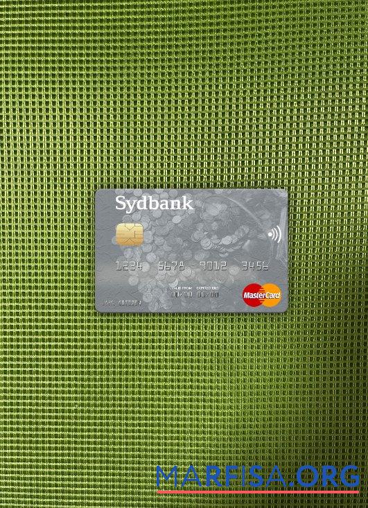 Downloadable Denmark Sydbank mastercard photolook front sample